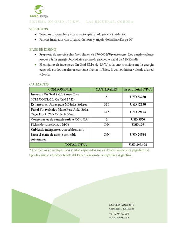 Sistema On-Grid - Municipalidad de las Higueras - Cotizacion_page-0001