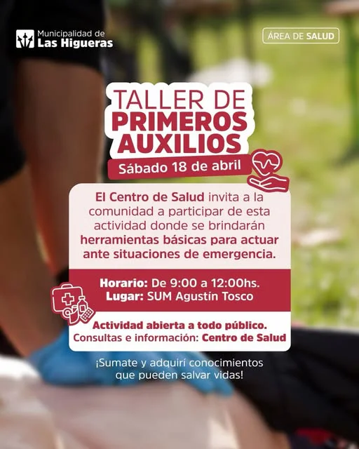 TALLER PRIMEROS AUXILIOS