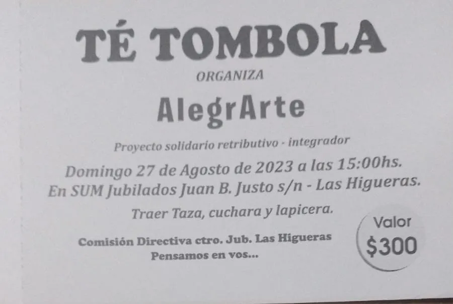TÉ TOMBOLA