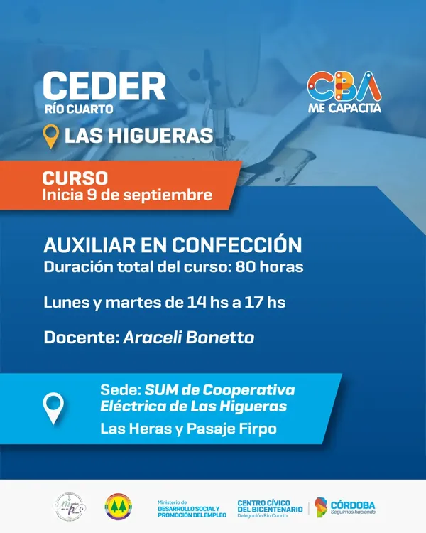 AUXILIAR CONFECCIÓN