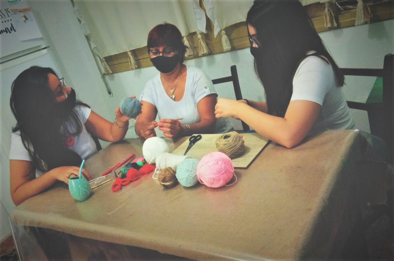 Beti, Julieta y Agustina 