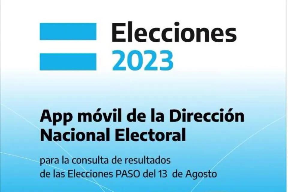 APP ELECCIONES ARGENTINA 2023