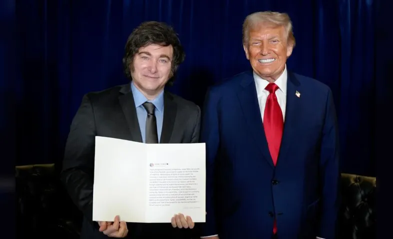 milei Trump