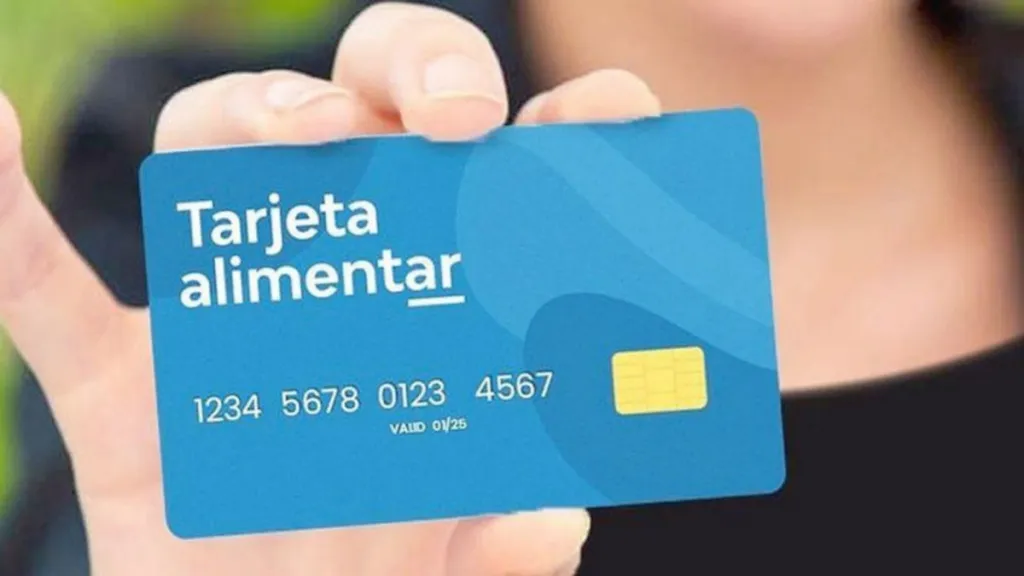 TARJETA ALIMENTAR