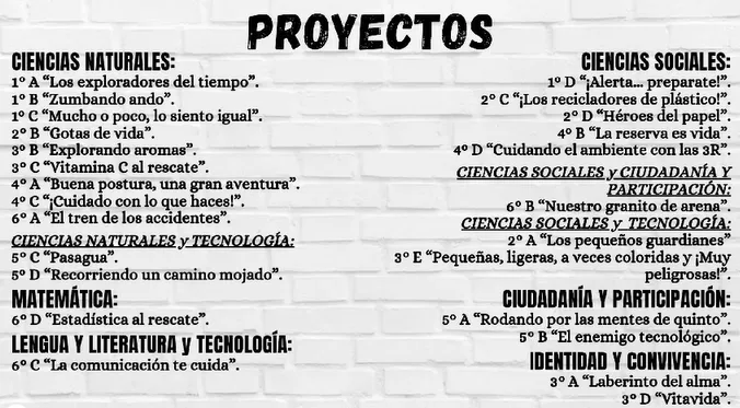 FERIA PROYECTOS